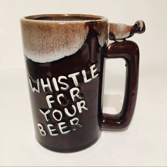 Vintage Pottery Whistle Mug - Picture 3 of 6